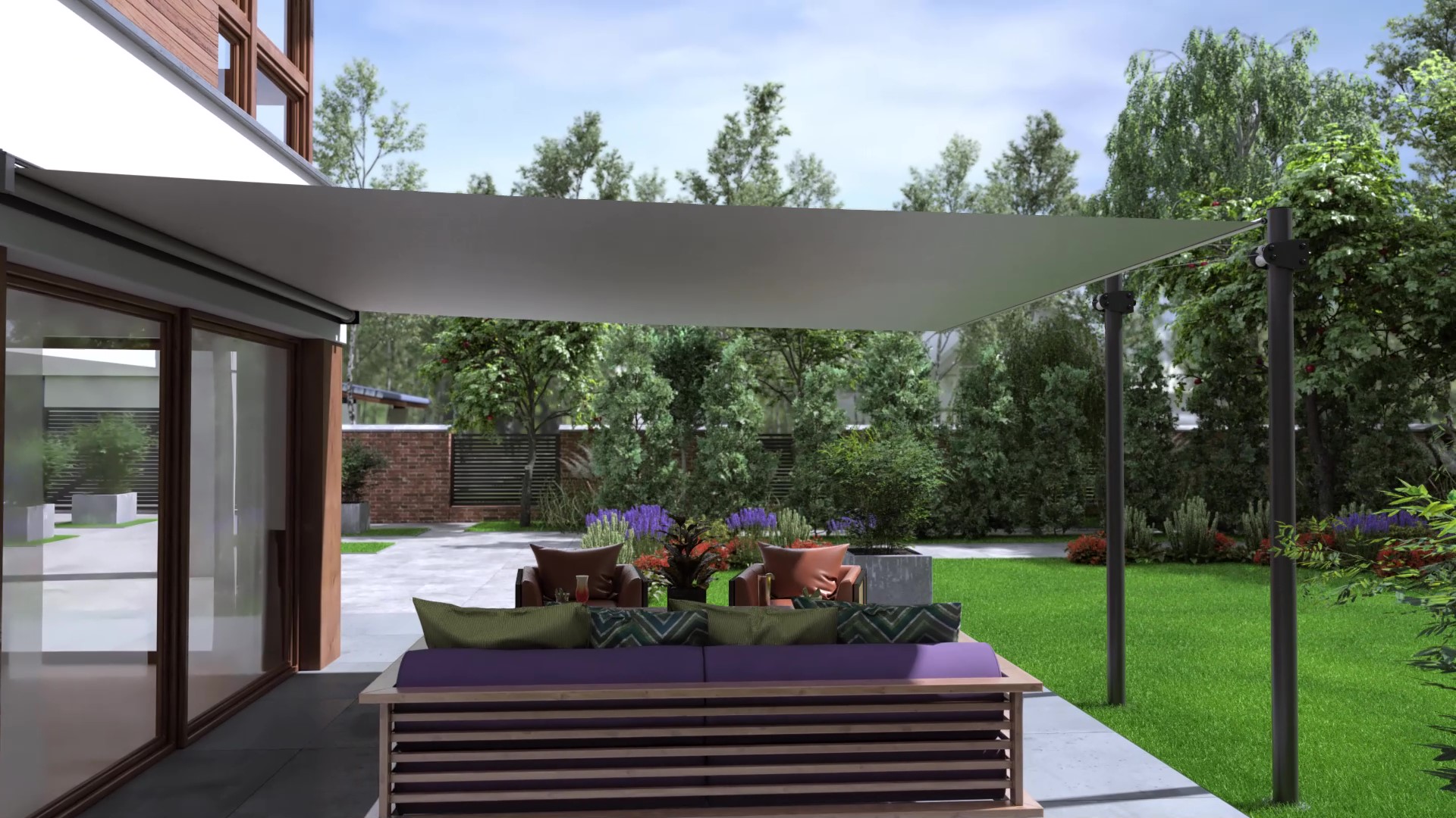 zagiel rozwijany na taras fot.1